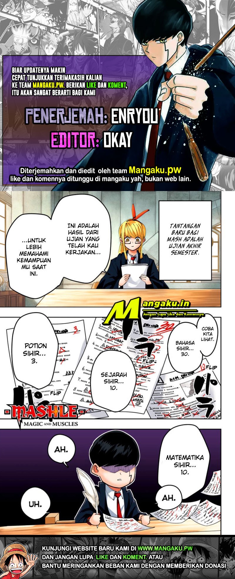 Mashle: Magic and Muscles chapter 74